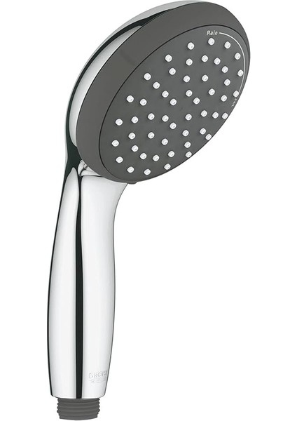 Vitalio Start 100 El Duşu, 2 Akışlı, Düşmeye Dayanıklı, Su Tasarruflu, Kireç Önleyici Sistem, Banyo, Duş Başlığı, Krom, 27946000