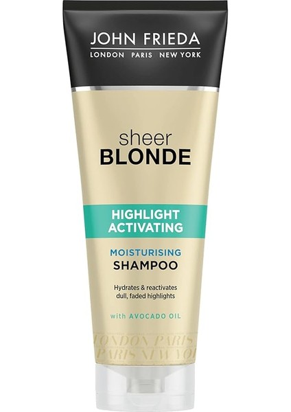 Frieda Sheer Blonde Sarı Saçlara Özel Cansız ve Solmuş Işıltılar Için Renk Canlandırıcı Şampuan 250 ml