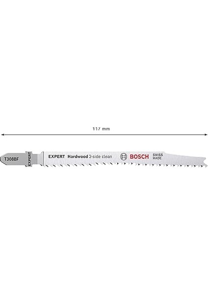 Professional 3x Expert ‘hardwood 2-Side Clean’ T 308 Bf Dekupaj Testere Bıçakları (Plastik Kaplı Levhalar, Multipleks Levha, Uzunluk 117 Mm, Aksesuar Dekupaj Testeresi) modelleri