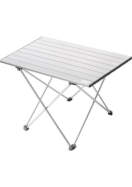 Full Alüminyum Katlanır Kamp Masası, Piknik, Bbq, Balıkçılık, Doğa Aktiviteleri, Plaj Için Kolay Taşınabilir Kompakt Outdoor Ultra Hafif Kamp Masası Büyük Boy - Gümüş