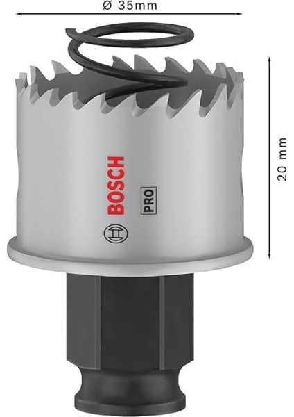 1x Pro Sheet Metal Power Change Plus Delik Açma Testeresi (Paslanmaz Çelik Saclar, Çelik Saclar, Ø 35 Mm, Professional Aksesuar Döner Matkap/vidalamalar, Darbeli Matkap/vidalama) indirimleri