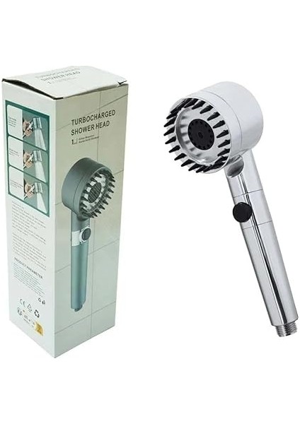 Masajlı Çok Fonksiyonlu Ayarlanabilir Duş Başlığı El Duşu 3 Modlu Ayarlanabilir Duş Başlığı,masajlı 3 Fonksiyonlu El Dus, Handshower (Krom) fırsatları