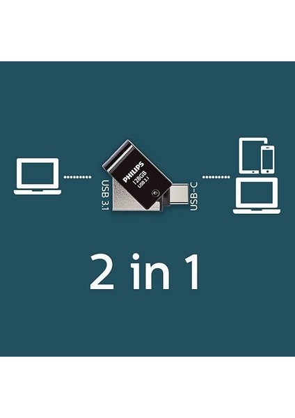 128GB Otg Dual Drive Type-C ve USB Flash Bellek indirimleri