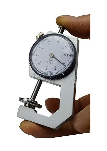 Mikrometre Kumpas Komparatör Kalınlık Ölçme Cihazı Kadranlı Hassas Ölçüm Kumaş Deri Karton Ölçer modelleri