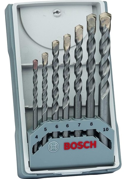 Professional Matkap Ucu, Gri, 7 Adet