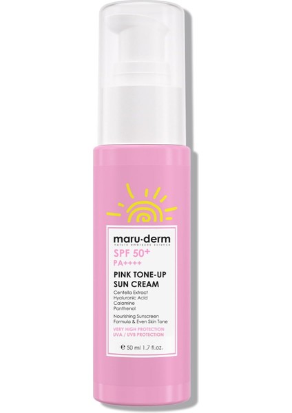 Spf 50+ Pembe Ton Eşitleyici Güneş Kremi 50 ml
