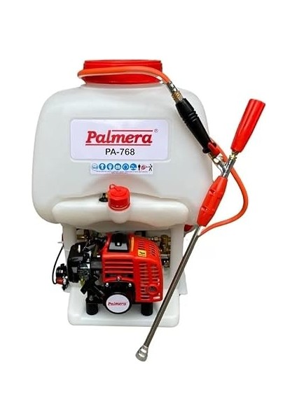 pa-768 25 lt sırt tipi benzinli ılaçlama makinesi