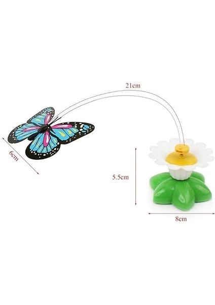 Kedi Oyuncağı, Hareketli Dönen Kelebek, Pille Çalışır fırsatları