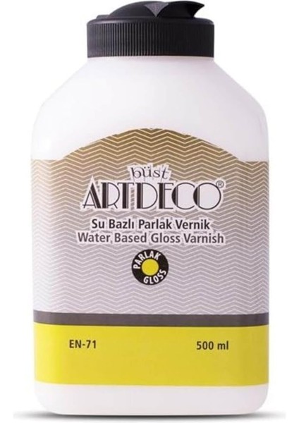 Su Bazlı Parlak Vernik, 500ML