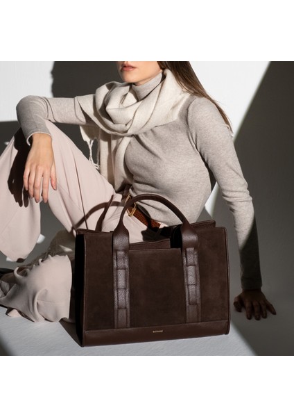 Magna Hakiki Süet Premium Tote Çanta fiyatları