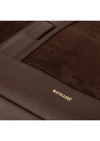 Magna Hakiki Süet Premium Tote Çanta