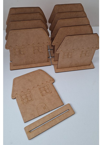 Kahverengi Ahşap Boyama Seti, Çocuklar Için Eğlenceli ve Öğretici Aktivite Malzemesi fiyatları