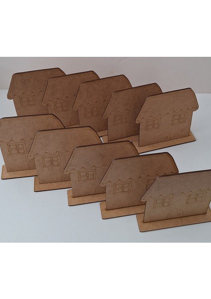 Kahverengi Ahşap Boyama Seti, Çocuklar Için Eğlenceli ve Öğretici Aktivite Malzemesi indirimleri