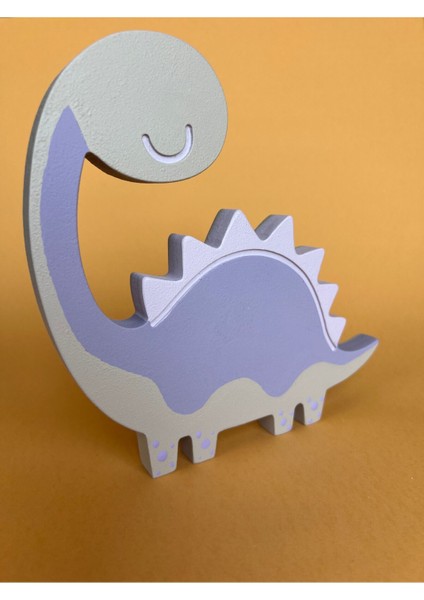 Sevimli Ahşap Dinozor Oyuncak, Renkli ve Eğlenceli Hobi Hediye