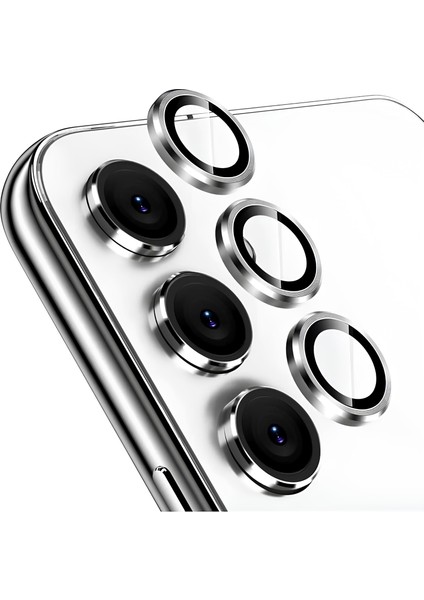 Samsung Galaxy A55 Metal Çerçeveli Kamera Koruma Lensi