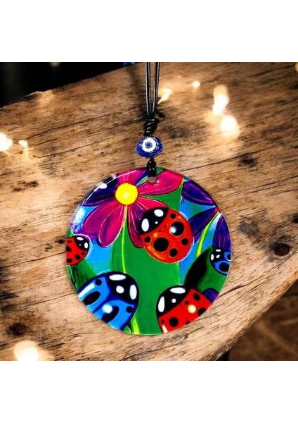 Uğur Böcekli Cam Duvar Dekoru Hediyelik Süs fırsatları