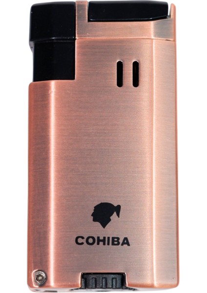 Çift Torch Pürmüz Bronz Puro Çakmağı