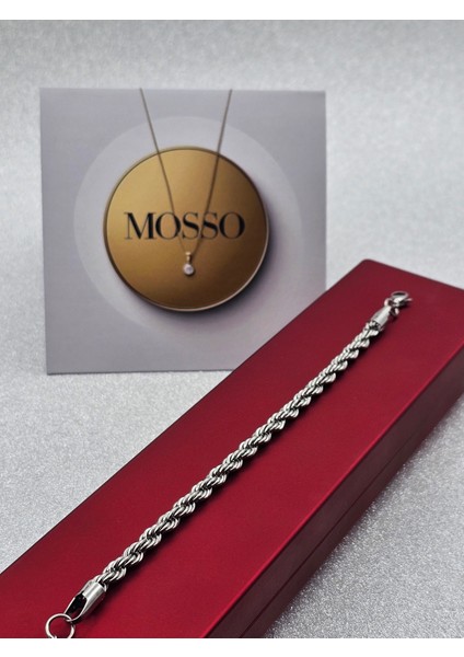 Burgu Model Gümüş Renk Çelik Bileklik fiyatları