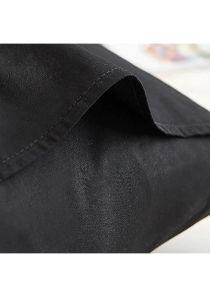 Home Pamuklu 2'li Kapaklı Yastık Kılıfı 50X70 cm - Yumuşak ve Nefes Alabilir - Düz Renk (Siyah) modelleri