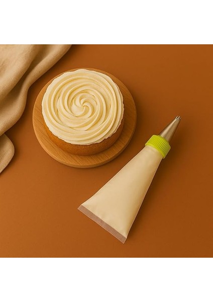 Store Krema Sıkma Torbası Seti (9 Çelik Uç + 100'LÜ Renkli Muffin Kağıdı) – Pasta Süsleme ve Cupcake Yapımı Için Pratik Set indirimleri