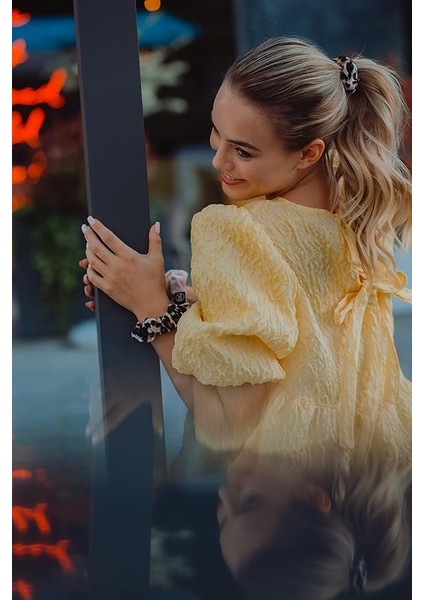 Sprunchie Saç Tokası - Purrfection - Kadife Leopar Desen fiyatları