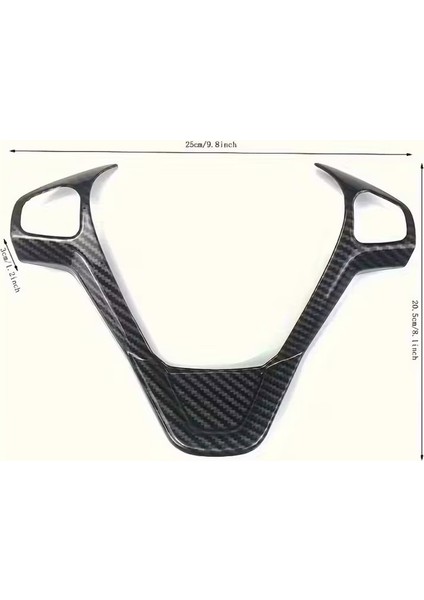 Fiesta Courier 2012-2019 Için Karbon Fiber Direksiyon Paneli Kapağı Çerçeve Çıkartması modelleri