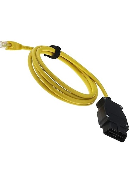 In Your Mind Enet Obd2 RJ45 Kablosu 2m Ethernet Kablosu Ethernet Konnektör Araçları Obdıı Arayüzü Kablosu Araç Teşhis Kodlama Için F-Serisi Teşhis