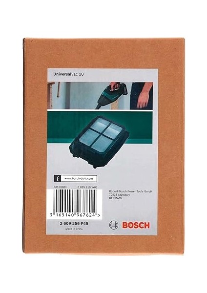 Accessories 2609256F45 Ön Filtre (Bosch Universalvac 18 Akülü Elektrikli Süpürge Için, Kartonda) modelleri