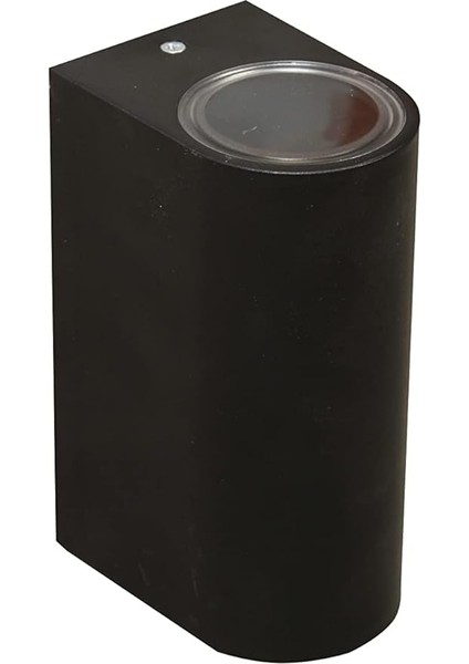 Çift Yönlü Duvar Aplik Siyah Iç ve Dış Mekan Bahçe Aydınlatma