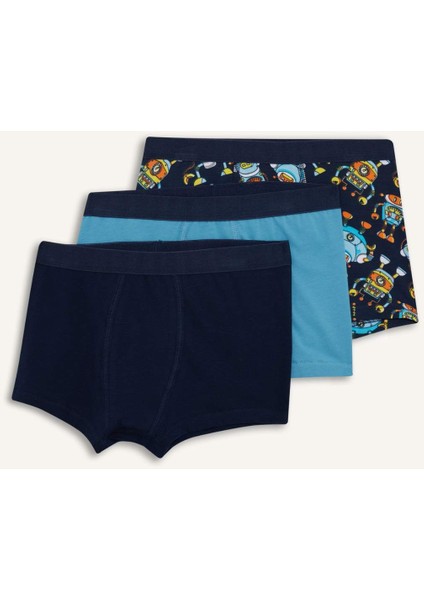 Erkek Çocuk Baskılı 3'lü Boxer G4415A825AU