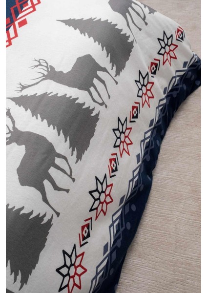 Cotton Collection Kışlık Pazen Tek Kişilik Nevresim Seti Winter modelleri