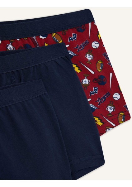 Erkek Çocuk Spor Baskılı 3'lü Boxer G3891A825AU fırsatları