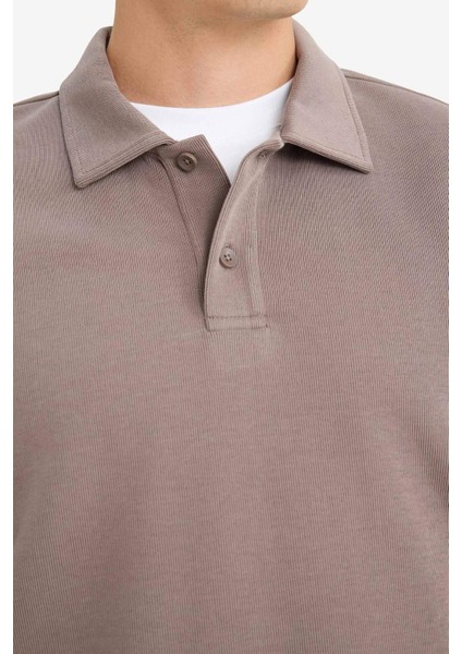 Regular Fit Polo Yaka SWEATSHIRT E9628AX25AU indirimleri