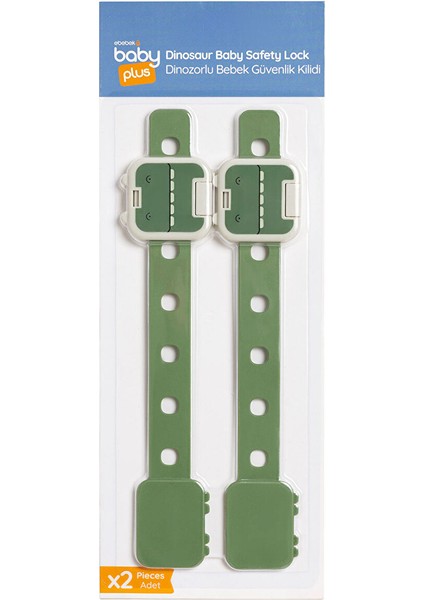 2'li Bebek Kilidi - Yeşil