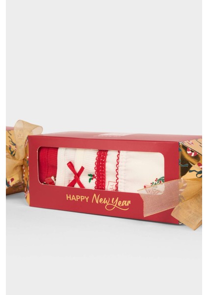 Yılbaşı Temalı Ribana 3lü KÜLOT G1113AX25WN fiyatları