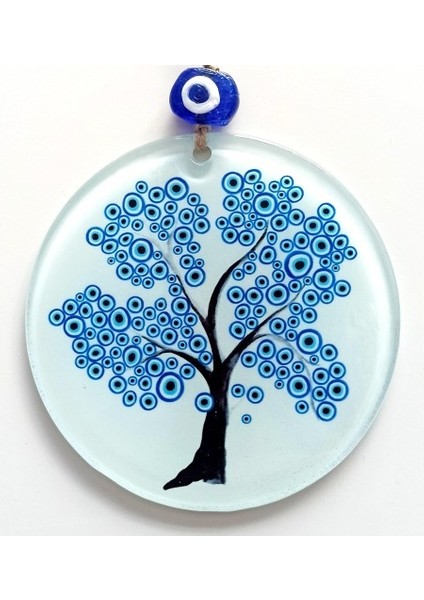 Nazar Ağacı Füzyon Cam Nazar Boncuklu Duvar Dekoru fiyatları