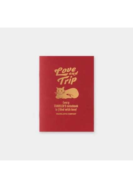 A16-TRAVELER'S Company Love And Trip Limited Edition Pasaport Refill