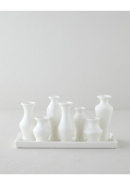 Kelsey Dekoratif Obje 14,5 cm Beyaz