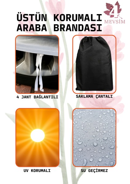 Siyah Tofaş Doğan / Şahin Araba Brandası (4 Mevsim) fiyatları