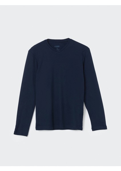 Yeni Sezon V Yaka Uzun Kollu Erkek Sweatshirt indirimleri