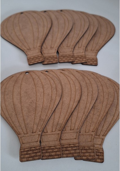 Renkli Hava Balonu Ahşap Boyama Seti, Okul ve Hobi Etkinliği, Tatil Keyfi