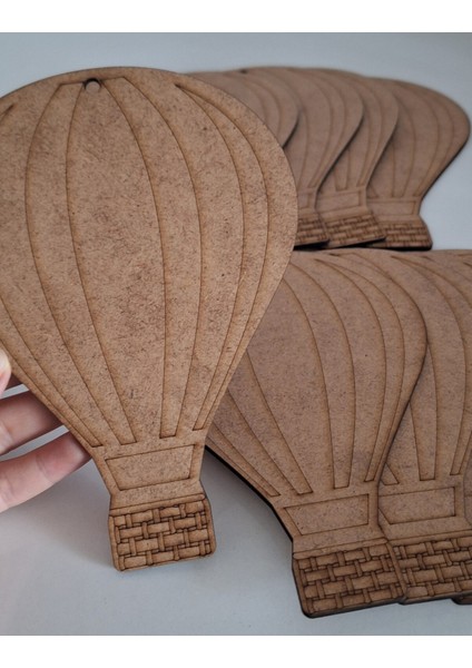 Renkli Hava Balonu Ahşap Boyama Seti, Okul ve Hobi Etkinliği, Tatil Keyfi fiyatları