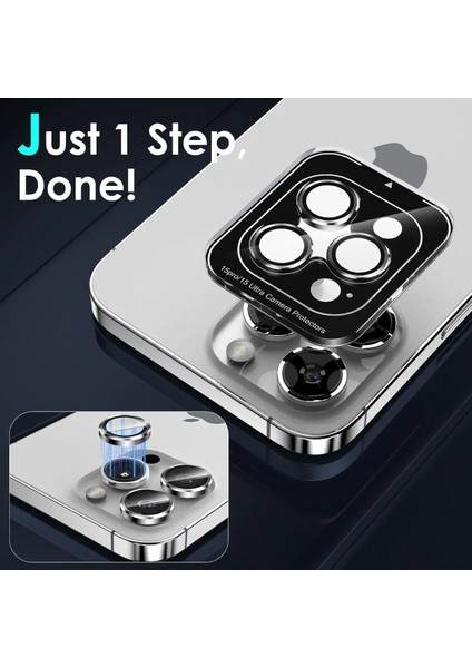 Apple iPhone 15 Pro Max Gerçek Cam Safir Lens Koruma Siyah fiyatları