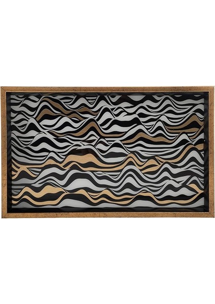Concept Wave Dekoratif Tepsi 24 x 39 cm