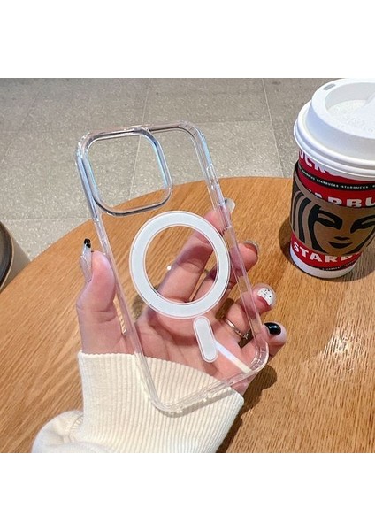 Apple iPhone 12 Uyumlu Magesafe Wireless Şarj Özellikli Şeffaf Silikon Kılıf modelleri