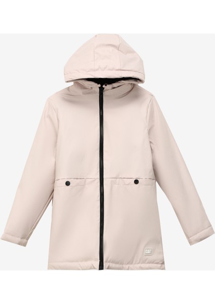 Pembe Kız Çocuk Kapüşon Yaka Standart Fit Kaban C3WG-MNT01