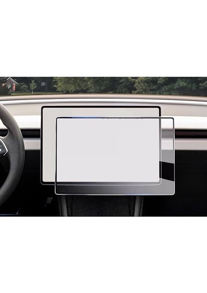 Model Y Juniper Uyumlu 2025 2026 Model 15.4 Inç Multimedya 9h Nano Ekran Koruyucu