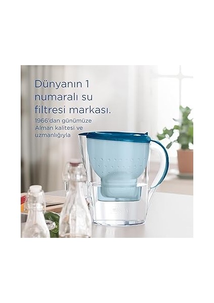 Marella Xl All-In-1 Filtreli Mavi Su Arıtma Sürahisi – 12 Filtreli fiyatları