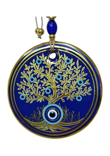 Hayat Ağacı Şekilli Yaldızlı Duvar Süsü Cam Hediyelik Dekor modelleri