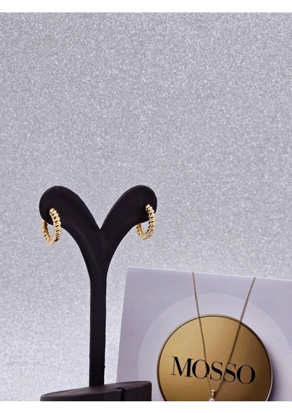 Xuping Burgu Model Çelik Küpe Gold Renk fırsatları